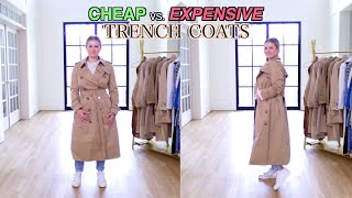 TRENCH COATS  Cheap vs Expensive [upl. by Alidus]