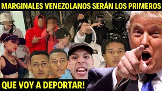 🔥MARGINALES VENEZOLANOS SERÁN LOS PRIMEROS EN SER DEPORTADOS DONALD TRUMP [upl. by Noffets]