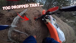 Flowy Trails and Technical Hillclimbs  2024 KTM 300XC [upl. by Enuahs]