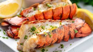 How to Make The Easiest Broiled Lobster Tails [upl. by Yeslek]