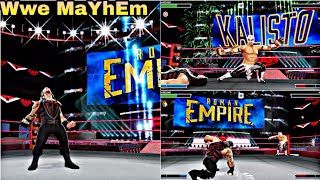 WWE MAYHEM GAMEPLAY  ROMAN REIGNS VS KALISTO  WWE2021  THEOKTALK [upl. by Heiskell862]