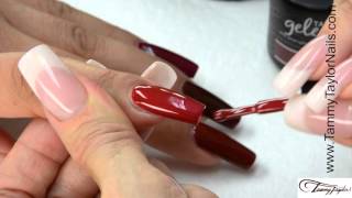 ♡ Tammy Taylor  10 Everything Red Gel Polishes and Acrylic Nail Demos [upl. by Tillford]