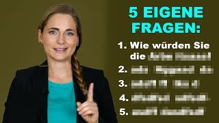 Vorstellungsgespräch  5 eigene Fragen die du am Ende stellen solltest [upl. by Grodin886]