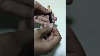 How to change golden gel pen refill  how to change gold jari pen refill [upl. by Enelear]