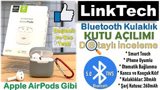 LinkTech AP01 Smart Pods Bluetooth Kulaklık İnceleme [upl. by Mendoza117]