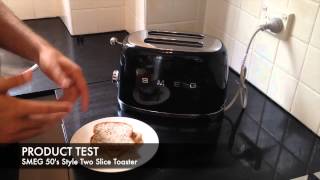 SMEG Retro 50s Style Two Slice Toaster TSF01  Unboxing amp Review [upl. by Towne]