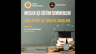 KİRA TESPİT VE TAHLİYE DAVALARI [upl. by Enicar317]