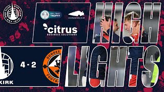 Falkirk 42 Dundee United  Highlights  SPFL Trust Trophy [upl. by Holmes]