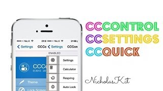 Cydia Tweak CCControls CCQuick CCSettings Compatible with iOS 7 [upl. by Adnim421]