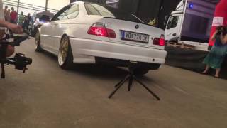 BMW E46 330ci straight pipe [upl. by Bonnette699]