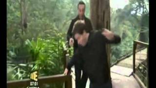 Im A Celeb 2010 Dec nearly falls [upl. by Yeniffit663]