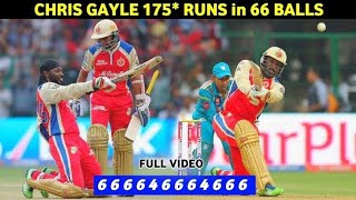 Chris Gayle  175 runs 66 balls RCB VS DC Full Match IPL  IPL Highlights [upl. by Alikahs]