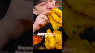 MUKBANG quotEXTREME BIG BITESquot Crunchy Giant Fried Squid🙀🔥 [upl. by Edyaj]