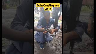 Train Coupling work  train coupling technology trendingshorts indianrailways [upl. by Perusse]