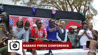 King saha kabako ziza bafana nina roz big eye babadewo ku press conference ku calender hotel [upl. by Farlay776]