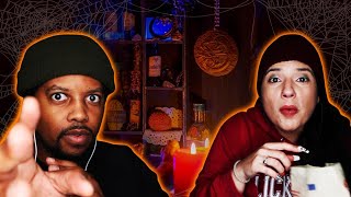 ASMR HALLOWEEN COLLAB WITH ASMROWL  HOCUS POCUS MOVIE NIGHT [upl. by Irah]