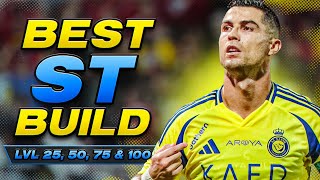 BEST STRIKER BUILD FOR LVL 255075 amp 100  EAFC 25 Clubs [upl. by Malvina]