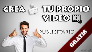 Crear un video publicitario o anuncio publicitario GRATIS Y FACIL  3 mejores Paginas WEB 2021 [upl. by Desta770]