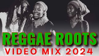 ROOTS REGGAE MIX 2024  BEST OF REGGAE VIDEO MIX 2024 DJ PINK  VOL1  BURNING SPEAR  BLACK UHURU [upl. by Yttik910]