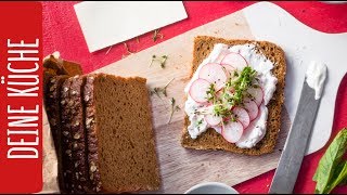 Vollkornbrot mit Radieschenquark  REWE Deine Küche [upl. by Travis]