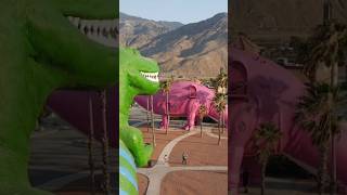 Cabazon Dinosaurs 🦖🦕 Drone California [upl. by Tarsus650]