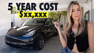 Tesla Model 3 TRUE Cost Of Ownership After 5 Years Do I Still Recommend It [upl. by Volnay]