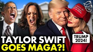 Trump ACCEPTS Taylor Swifts ‘Endorsement’  Swifties For Trump Takes OFF  Democrats RAGE🤬 [upl. by Inobe]