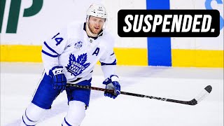 The NHL suspends Morgan Rielly [upl. by Coucher210]