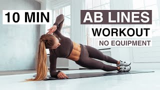 10 MIN AB LINES WORKOUT No Equipment [upl. by Ag]