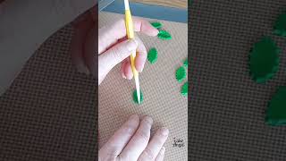 How to make fondant holly and berries  fondant decorations Shorts [upl. by Carlos]