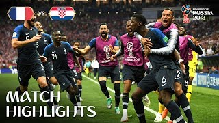 2018 WORLD CUP FINAL France 42 Croatia [upl. by Beverley313]