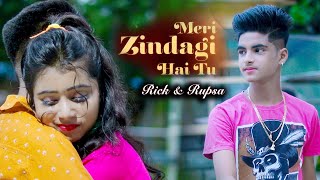 Meri Zindagi Hai Tu❤️🥀Hindi New Song💕Jubin Nautiyal🌸Rick Rupsa❤️Cute Love Story💃Ujjal Dance Group [upl. by Halford]