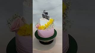 Birthday cake recipe  No whipped cream oven egg  Easy Birthday Cake  Frosting with Milk [upl. by Antonie]