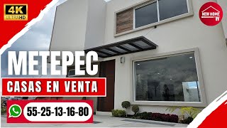 CASAS DE 4 RECAMARAS EN METEPEC DISEÑO ELEGANTE 24 5821000 [upl. by Kalk]