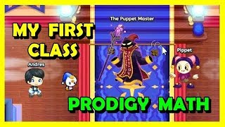 My First Day of School My First PET and Puppet Master ☑️ 👆  PRODIGY MATH GAME  Level 1 🔵 [upl. by Luwana347]