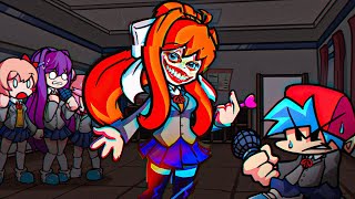 A MONIKA DESTRUIU FRIDAY NIGHT FUNKIN Doki Doki Takeover MOD [upl. by Ennaid]