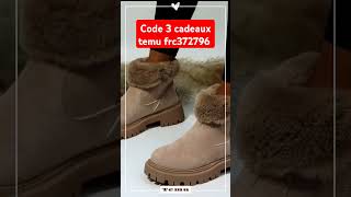 Bottes dhiver femmetendance 20242025 temu temufinds winteroutfit outfit [upl. by Kopple]