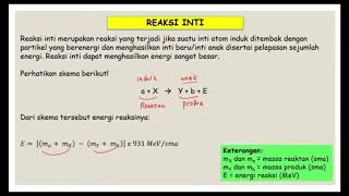 FISIKA KELAS 12 MATERI INTI ATOM DAN IPTEK NUKLIR [upl. by Rialb307]