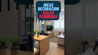 💡✅9 IDEAS para DECORAR y ORGANIZAR una SALA PEQUEÑA y MODERNA 2022 [upl. by Anneuq]