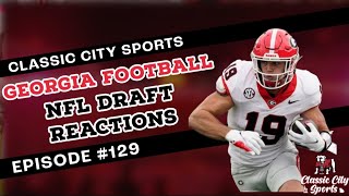 Georgia Football NFL Draft Reactions [upl. by Lonergan]