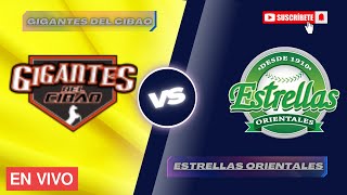 Gigantes del Cibao vs Estrellas Orientales en vivo Liga Dominicana de Béisbol Profesional [upl. by Aztiram]