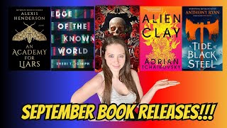 MOST ANTICIPATED FANTASY amp SCIFI BOOK RELEASES FOR SEPTEMBER 2024 edition [upl. by Anaerb]