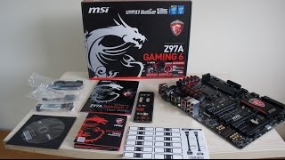 MSI Z97A GAMING 6 review pc build overclock i7 4790K [upl. by Areikahs]