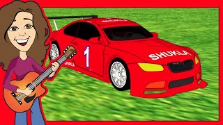 Vroom Goes the Red Race Car Childrens song  R Sounds  Patty Shukla [upl. by Older]