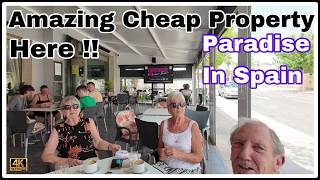 pinar de campverde  cheap property 🏡Pilar De La Horadadawalking tourjuly 2024 Costa Blanca [upl. by Akiria]