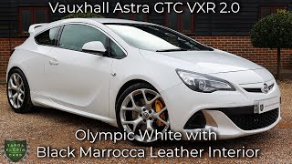 Vauxhall Astra GTC VXR 20 registered November 2015 65 finished in Olympic White [upl. by Wandis]