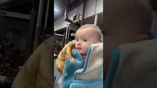 Evelynn reaction to my GTO at 11 months old [upl. by Yankee]