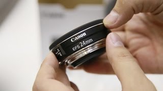 Canon EFS 24mm f28 STM Pancake lens review with samples [upl. by Loos336]