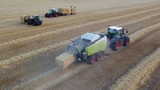 Steenweg baling straw [upl. by Llerrehc]