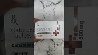 Ceftabless500 TabletCefuroxime Axetil Tablet IP 500 Mgmedicine with swaraj [upl. by Nillok]